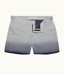 Setter Floret Shorter-Length Swim Shorts | White/Night Iris
