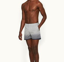 Setter Floret Shorter-Length Swim Shorts | White/Night Iris