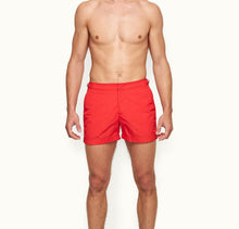 Setter Shorter-Length Swim Shorts | Rescue Red