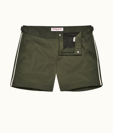 Setter Stretch Shorter-Length Stretch Swim Shorts | Palm