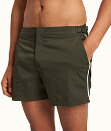 Setter Stretch Shorter-Length Stretch Swim Shorts | Palm