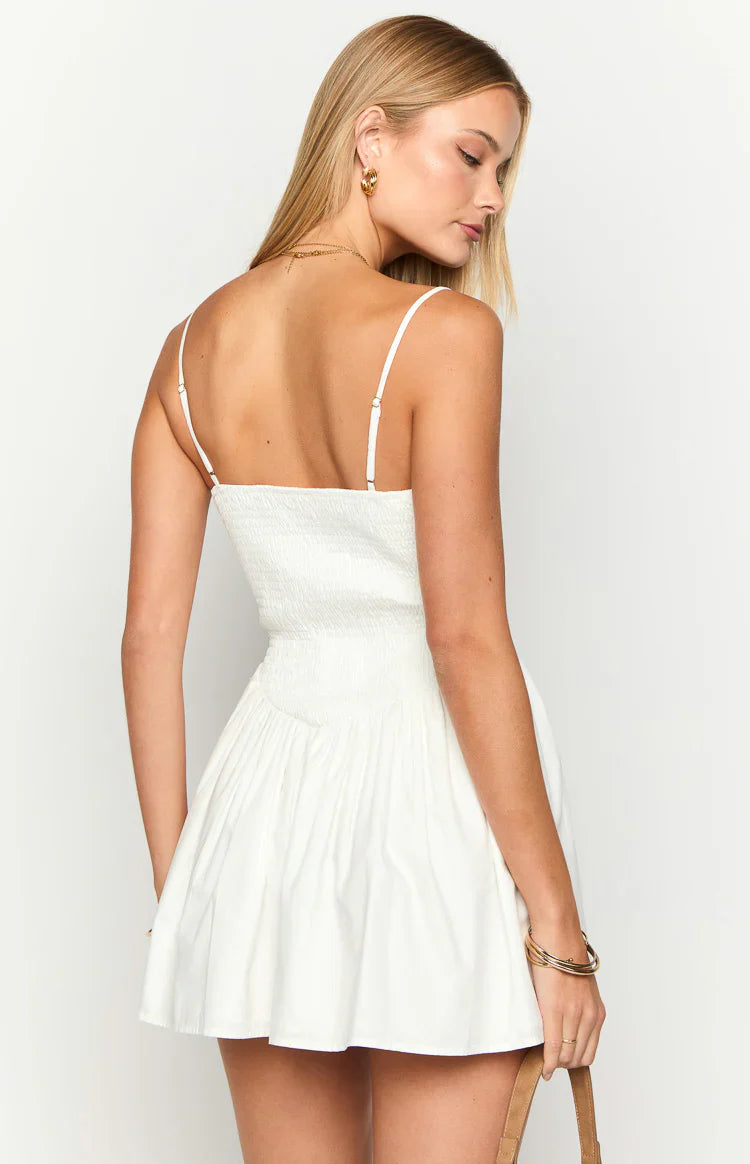 Sharmane Mini Dress | White