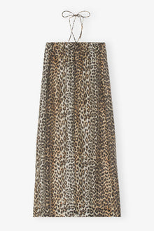 Sheer Voile Maxi Strap Dress | Almond Milk