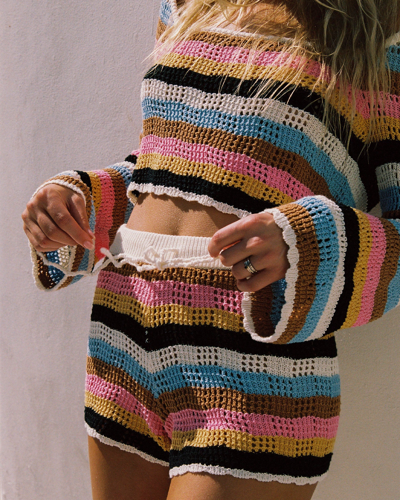 Lost Tides Short | Maldives Stripe