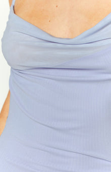 So Lovely Mesh Maxi Dress | Lilac