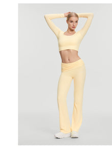 Soft Seamless Lounge Pants | Lemon Meringue