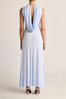 Solina Cowl Dress | Sky