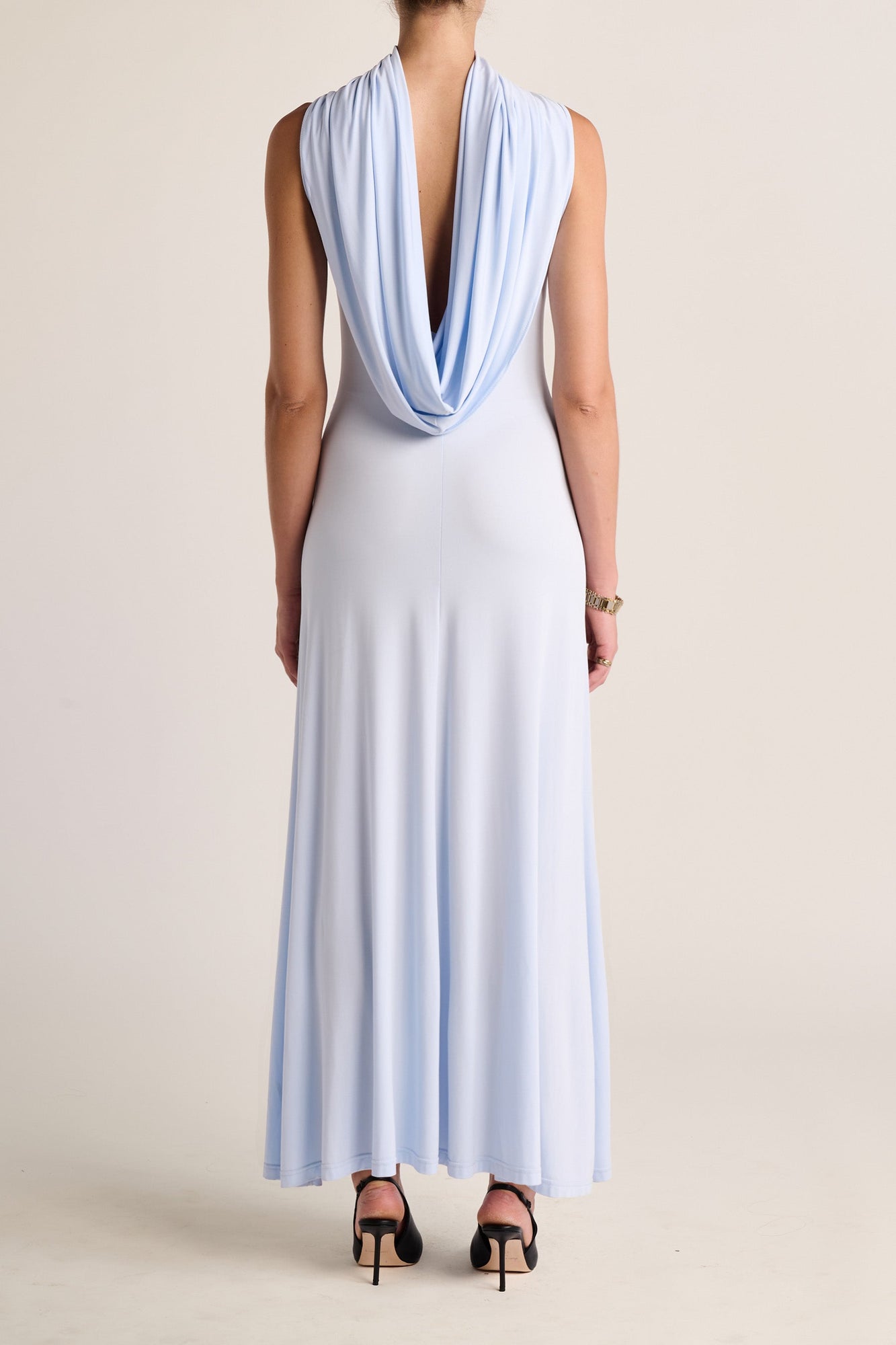 Solina Cowl Dress | Sky