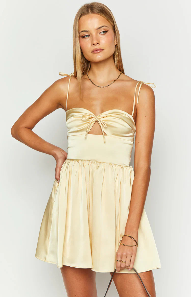 Sommer Mini Dress | Yellow