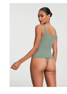 Square Neck Tank Top | Sage Green
