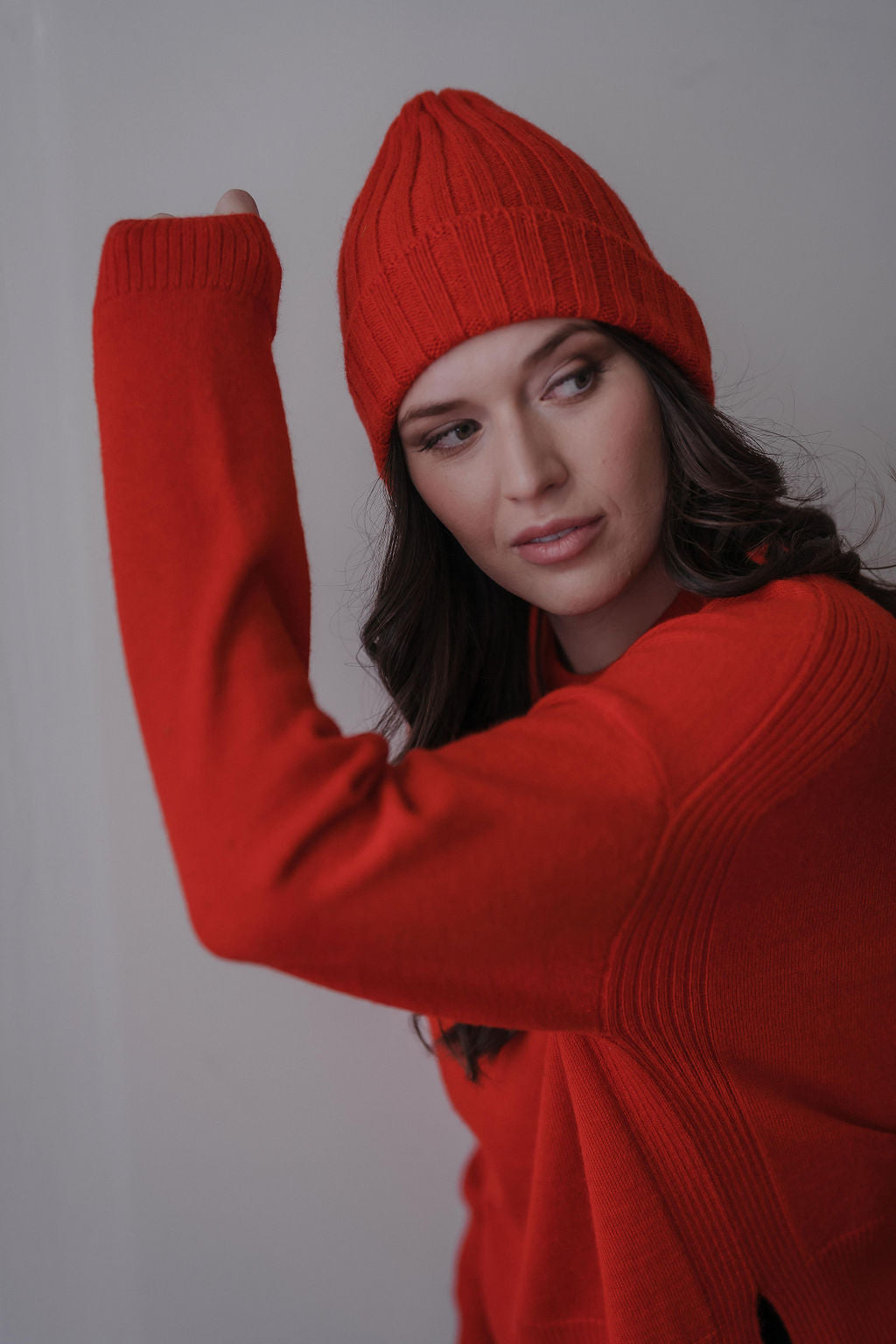 Ribbed Beanie | Scarlett