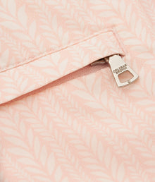 Standard Fern Mid-Length Swim Shorts | Rose/White