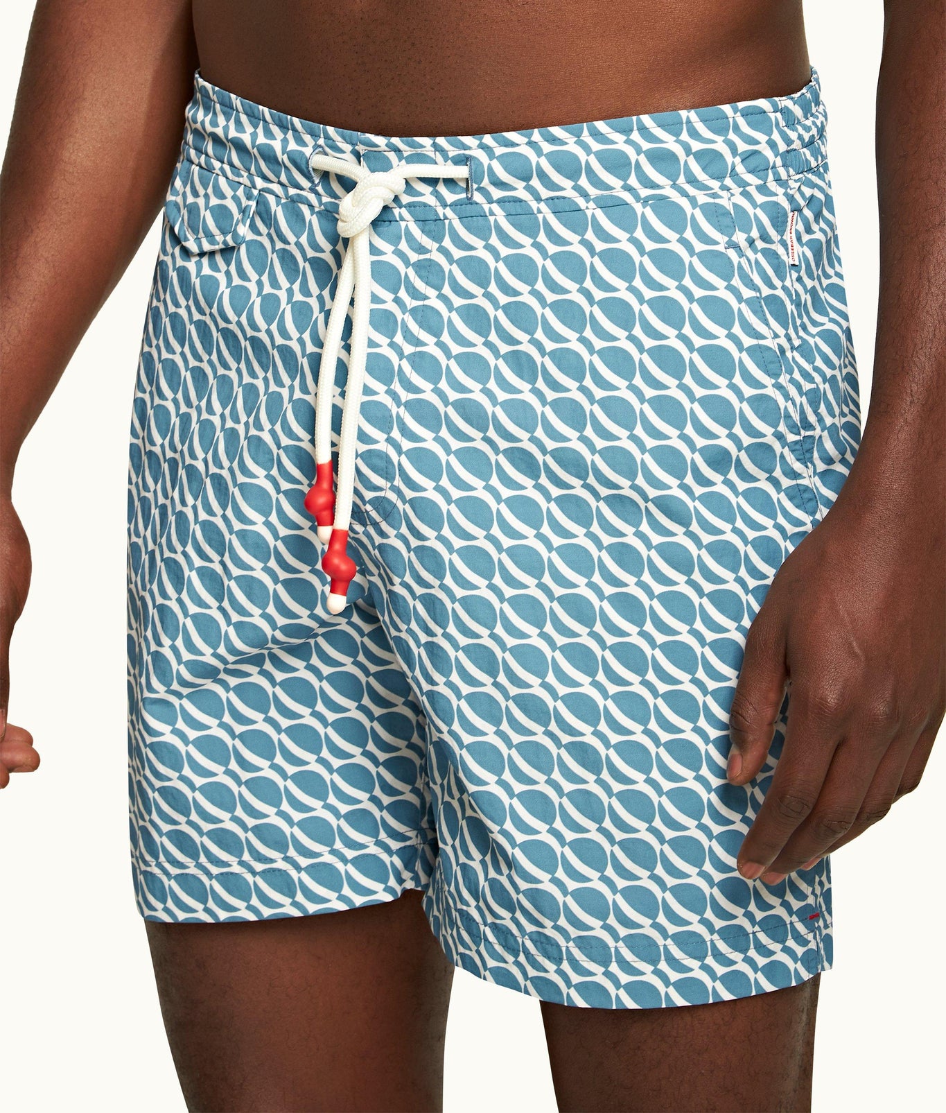 Standard Orbit Mid-Length Drawcord Swim Shorts | Wish Blue