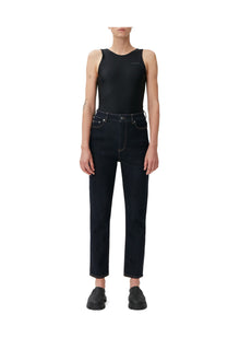 Stretch Cropped Jeans | Indigo