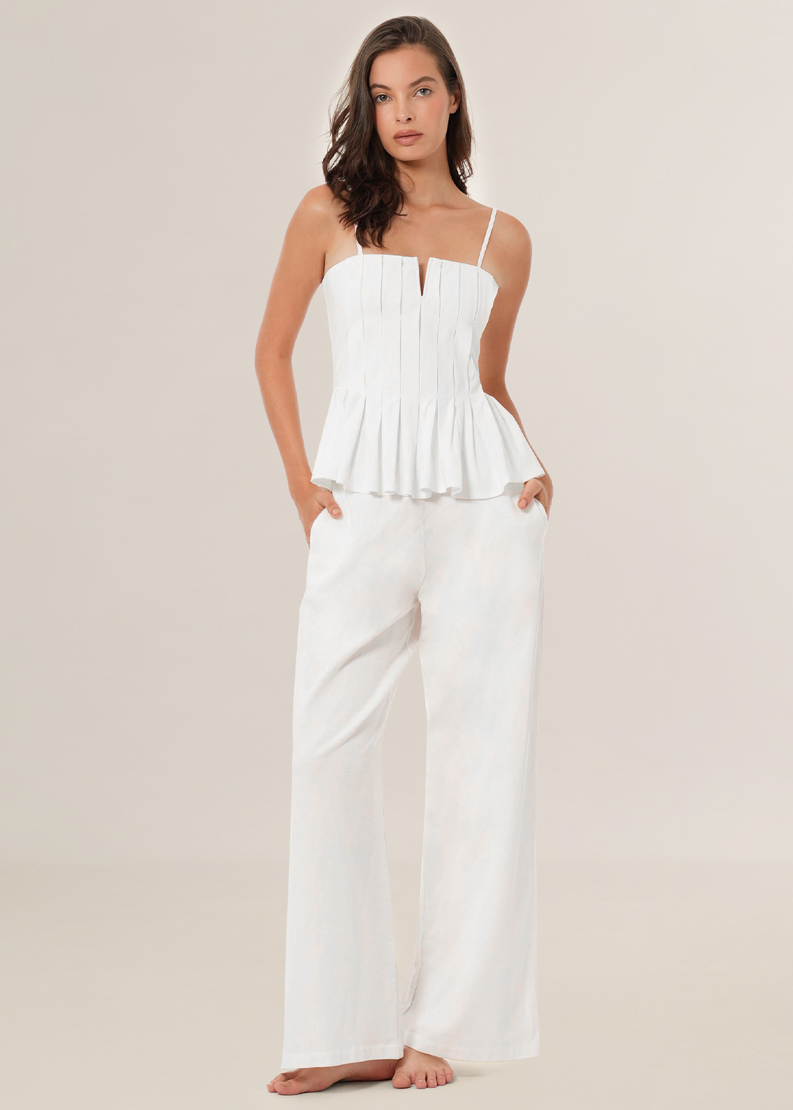 Taglia Pant | White