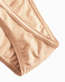 Beige Thong - Talco Low Rise Thong
