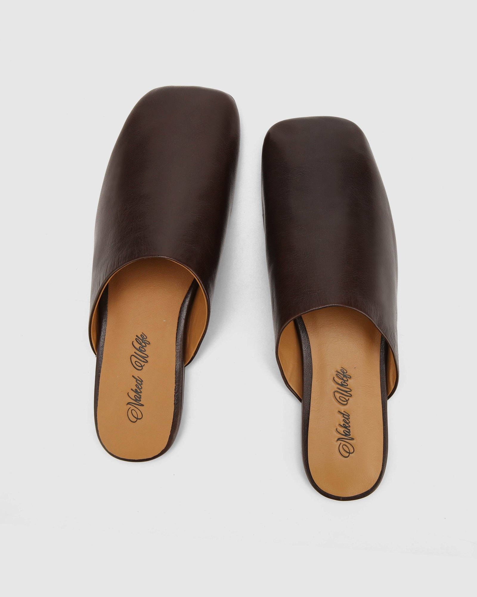 Mens | The Reaper Leather Mule | Brown