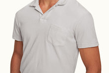 Terry Towelling Tailored Fit Organic Cotton Towelling Resort Polo Shirt | Cinder