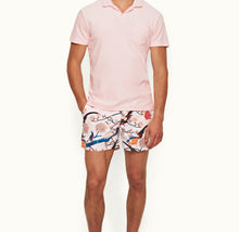 Terry Towelling Tailored Fit Organic Cotton Towelling Resort Polo Shirt | Rose