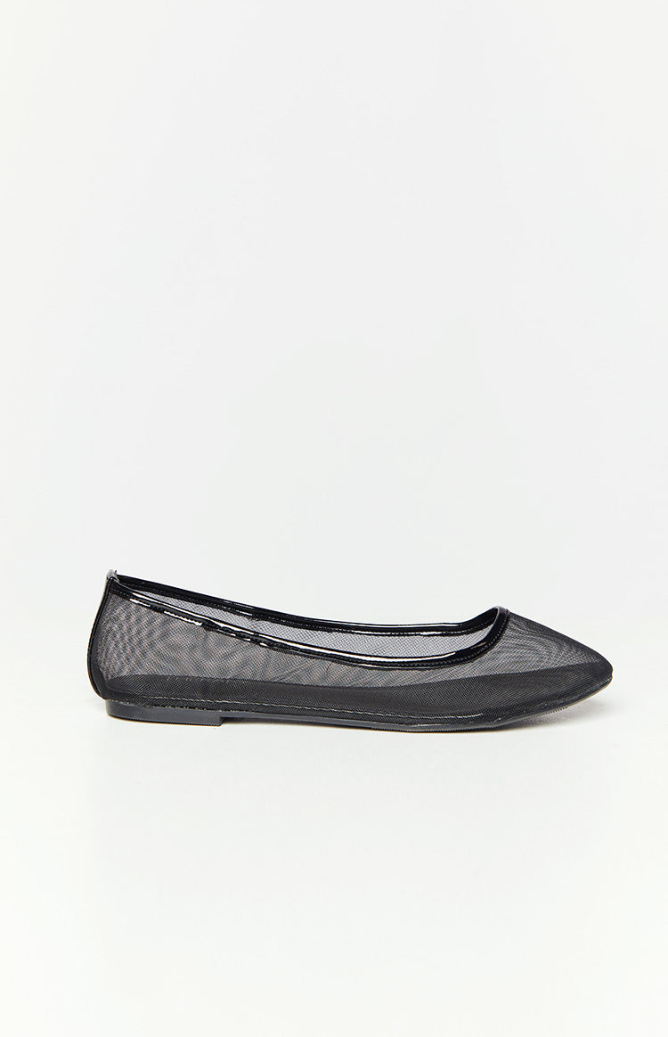 Therapy Arlo Crinkle Patent PU Ballet Flats | Black