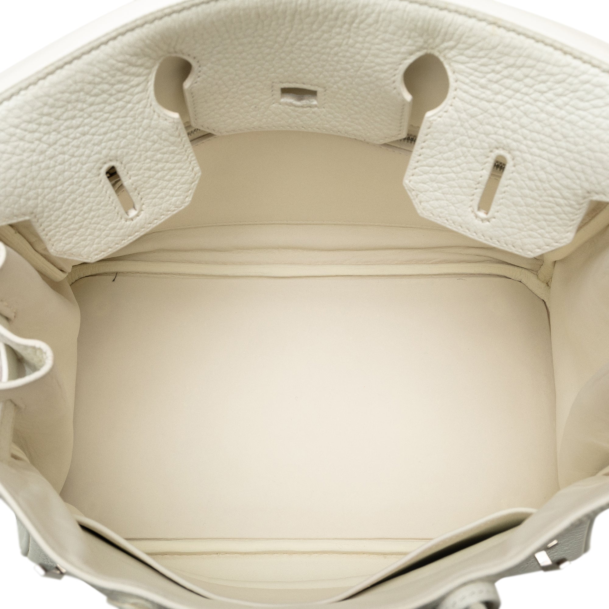 Hermes | Pre-Owned Clemence Birkin 30 | White