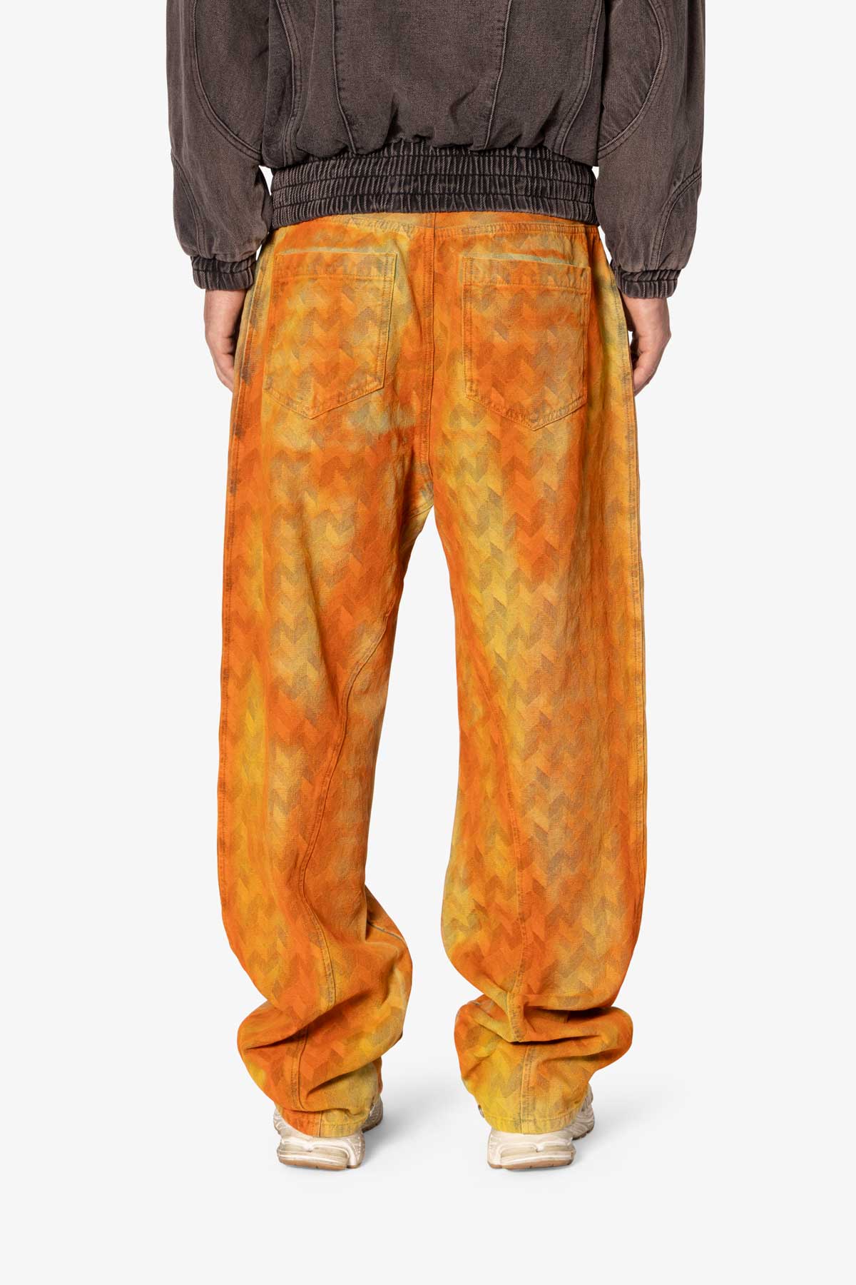Ultra Baggy Sunny Jacquard Denim | Orange