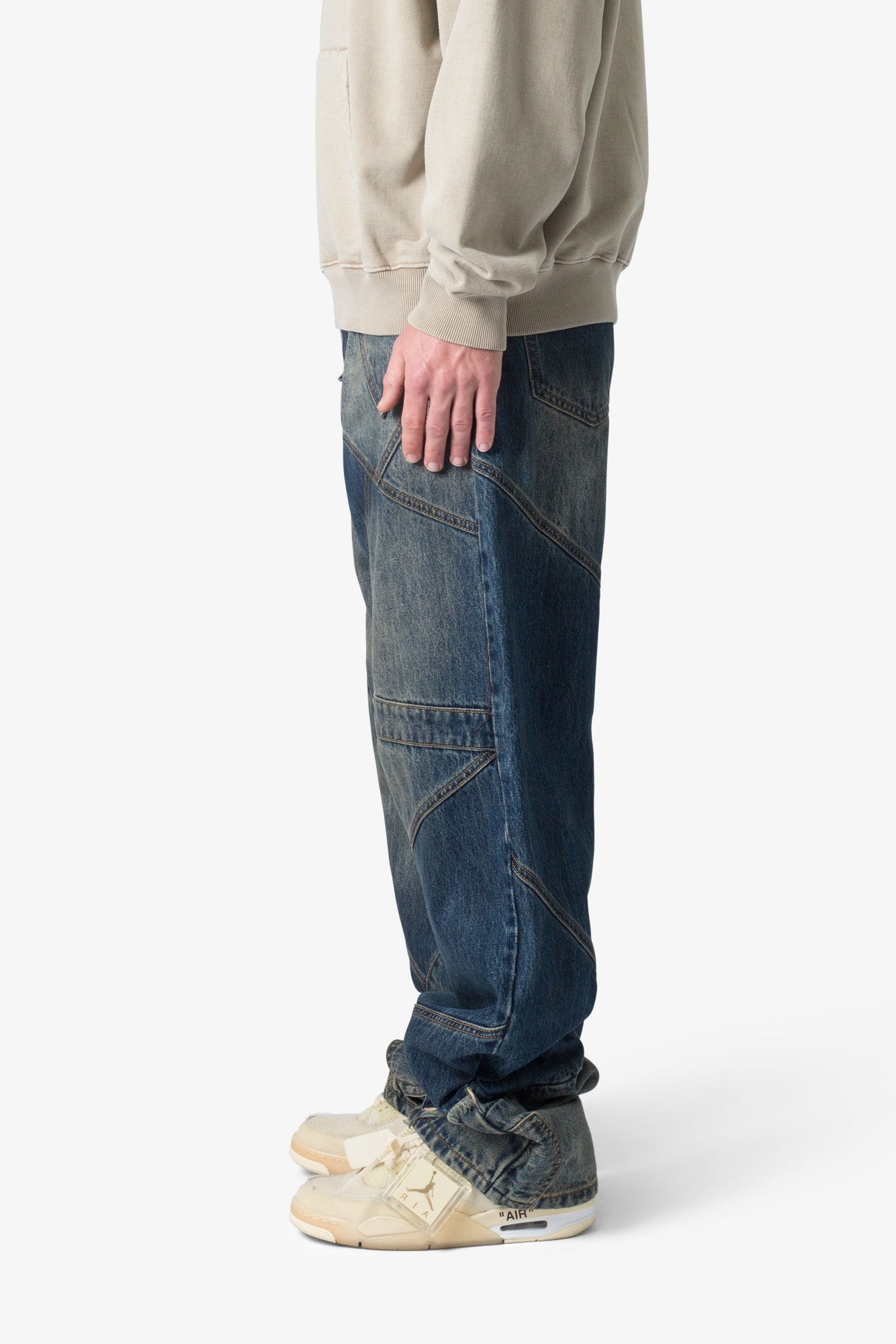 Ultra Baggy Upcycled Denim | Blue