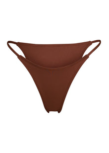 Ultra Brief Bikini Bottom | Skinny Dip Brown