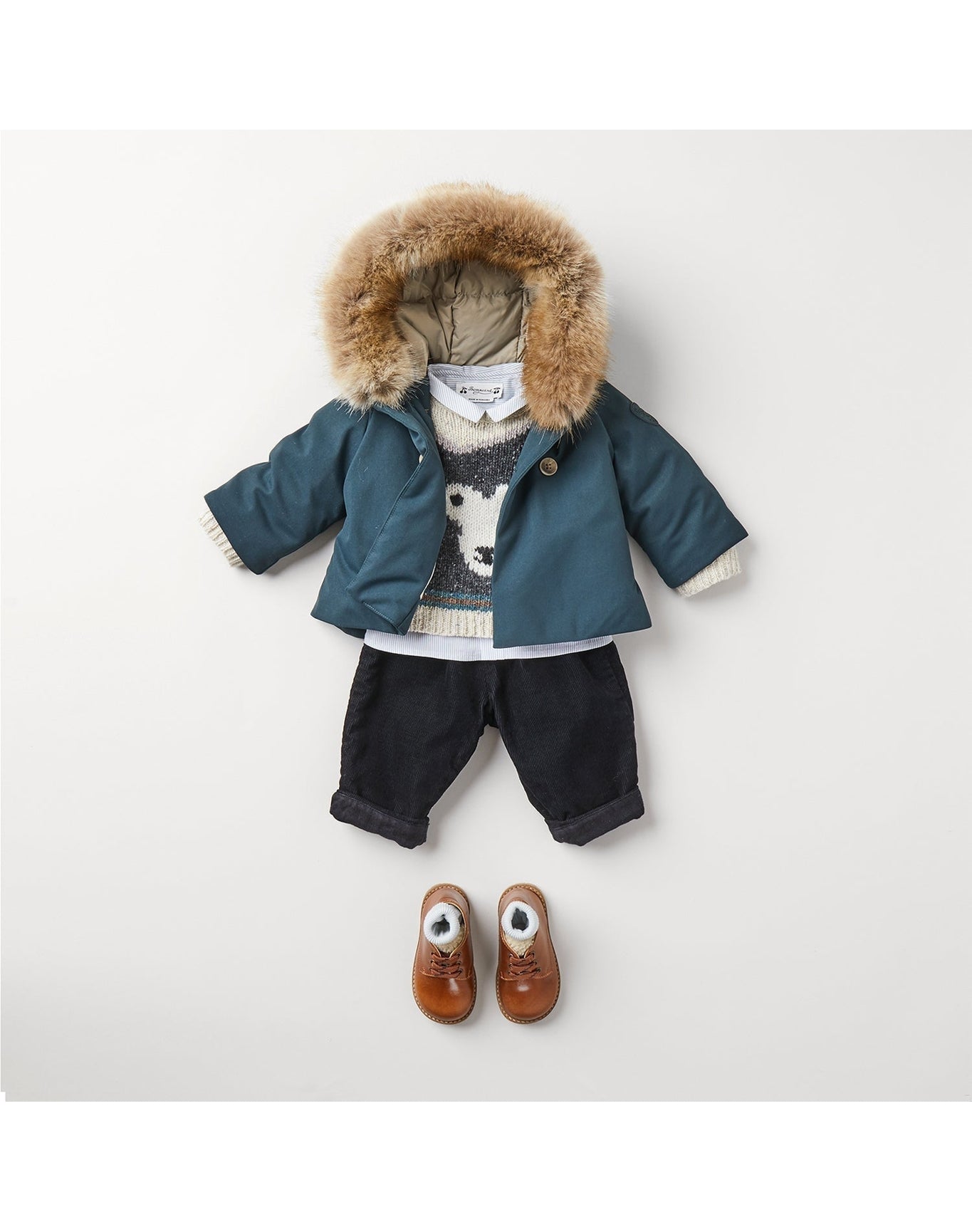 Unisex | Bastine Parka | 12M-18M | Thunder Blue