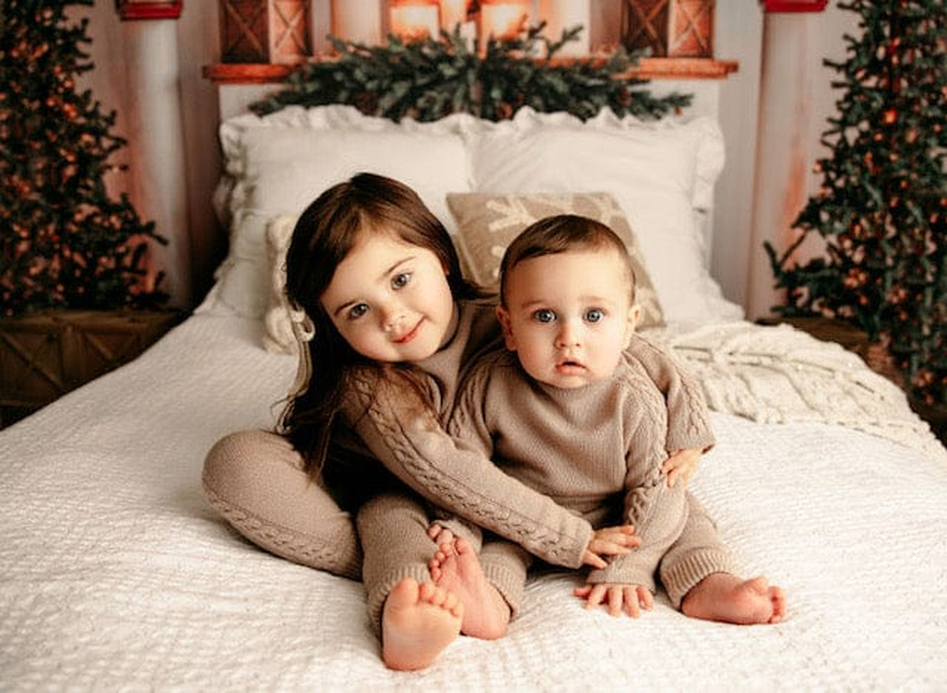 Unisex | Braided Fine Wool Lounge Set | Cappucino