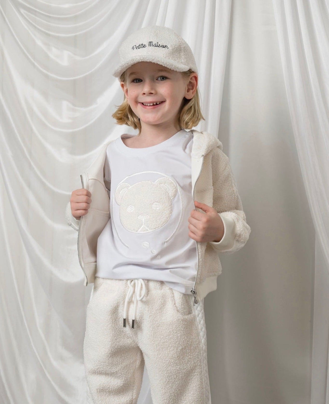 Unisex | Teddy Track Suit | White
