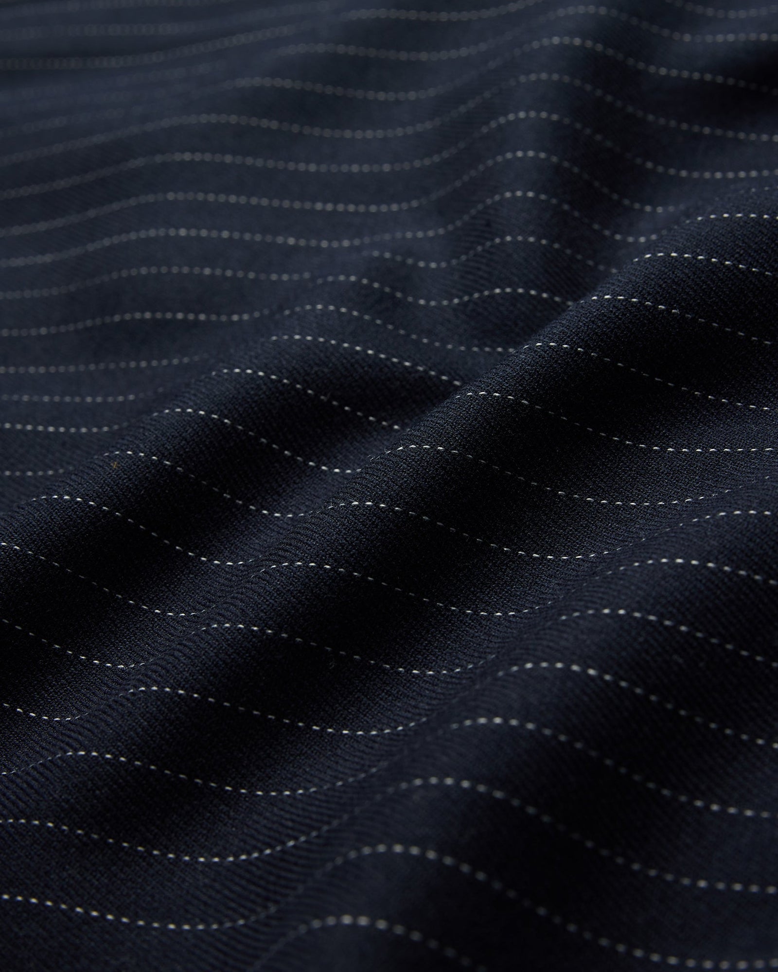 University Pinstripe Jacket | Black
