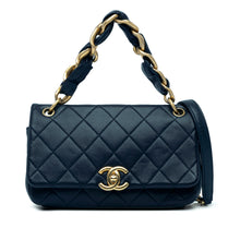 Chanel | Pre-Owned Quilted Lambskin Chain is More Flap | Blue/Navy