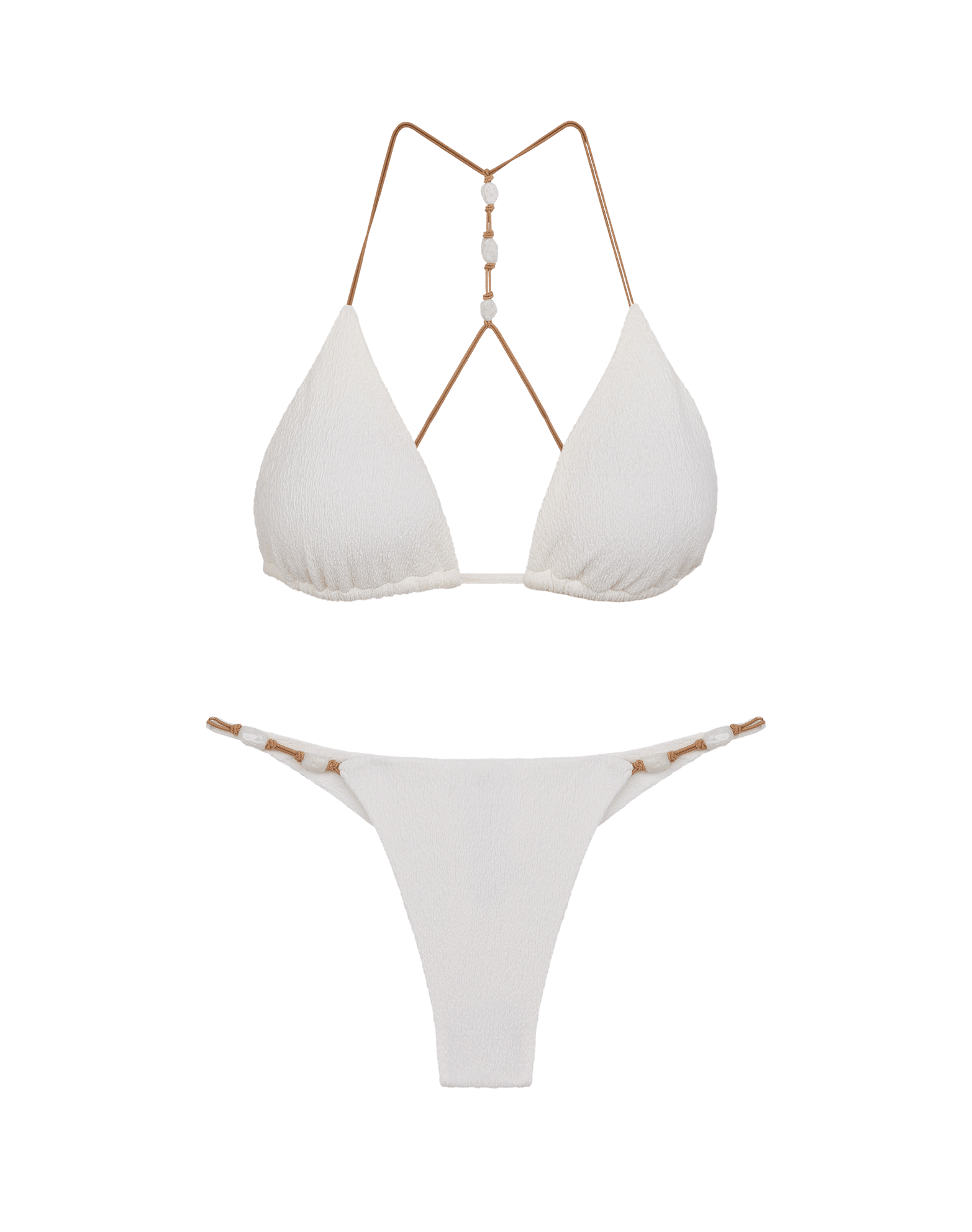 Firenze Ney T Back Tri Top - White S