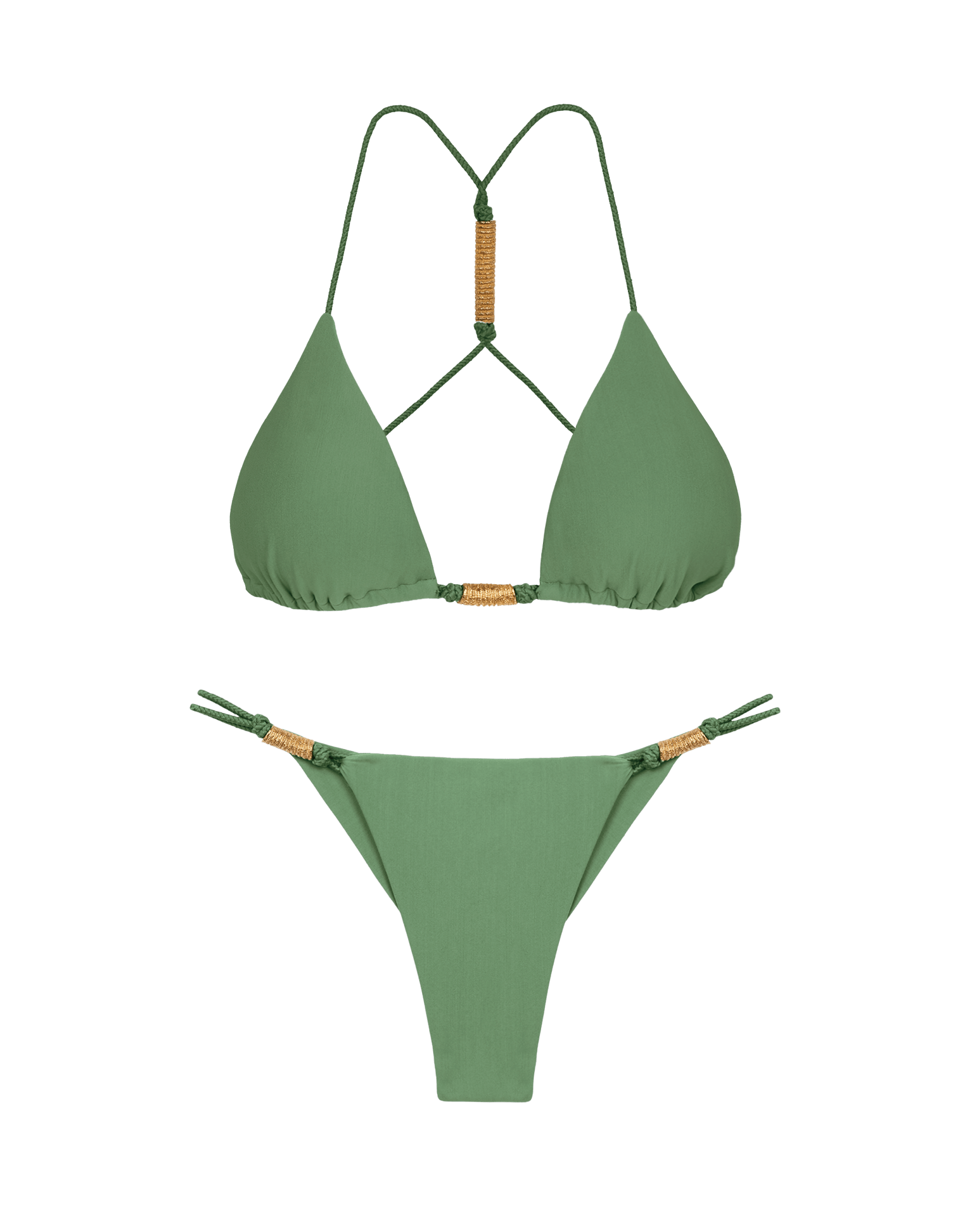 Matte Stacy T Back Tri Top - Harbor S