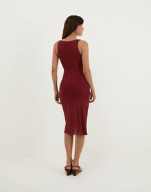 Amanda Midi Dress - Ponche XS