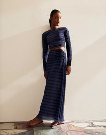 Amira Detail Long Skirt - Harmonie XS