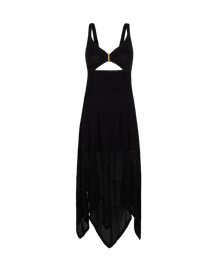 Knit Sabine Handkerchief Dress | Black