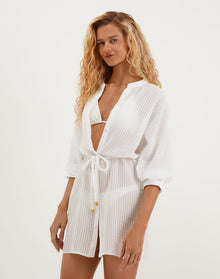 Lilou Short Cover Up - Off White XS