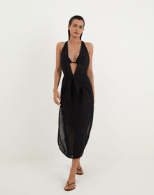 Ida Long Cover Up - Black XS