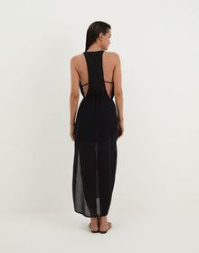 Ida Long Cover Up - Black XS