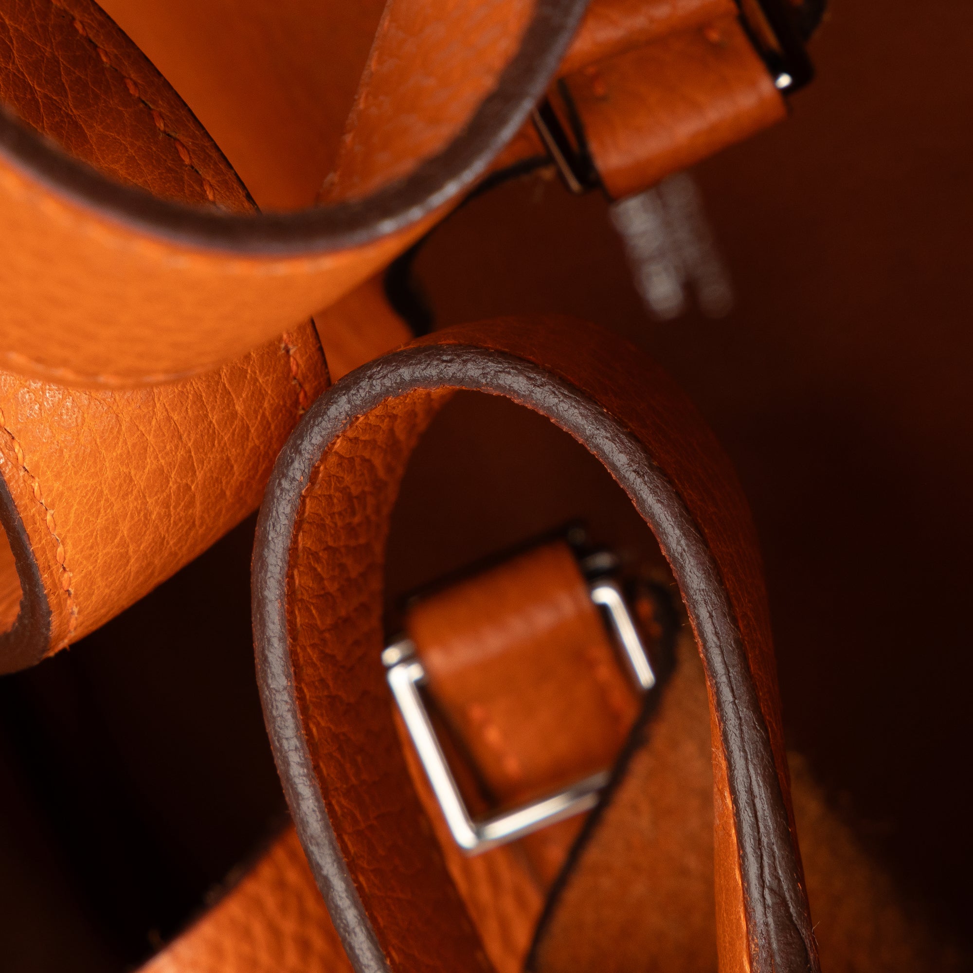 Hermes | Pre-Owned Clemence Picotin Lock 22 | Orange