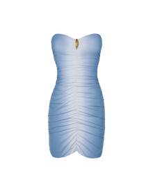 Dayton Strapless Short Dress - Blue Moon XS