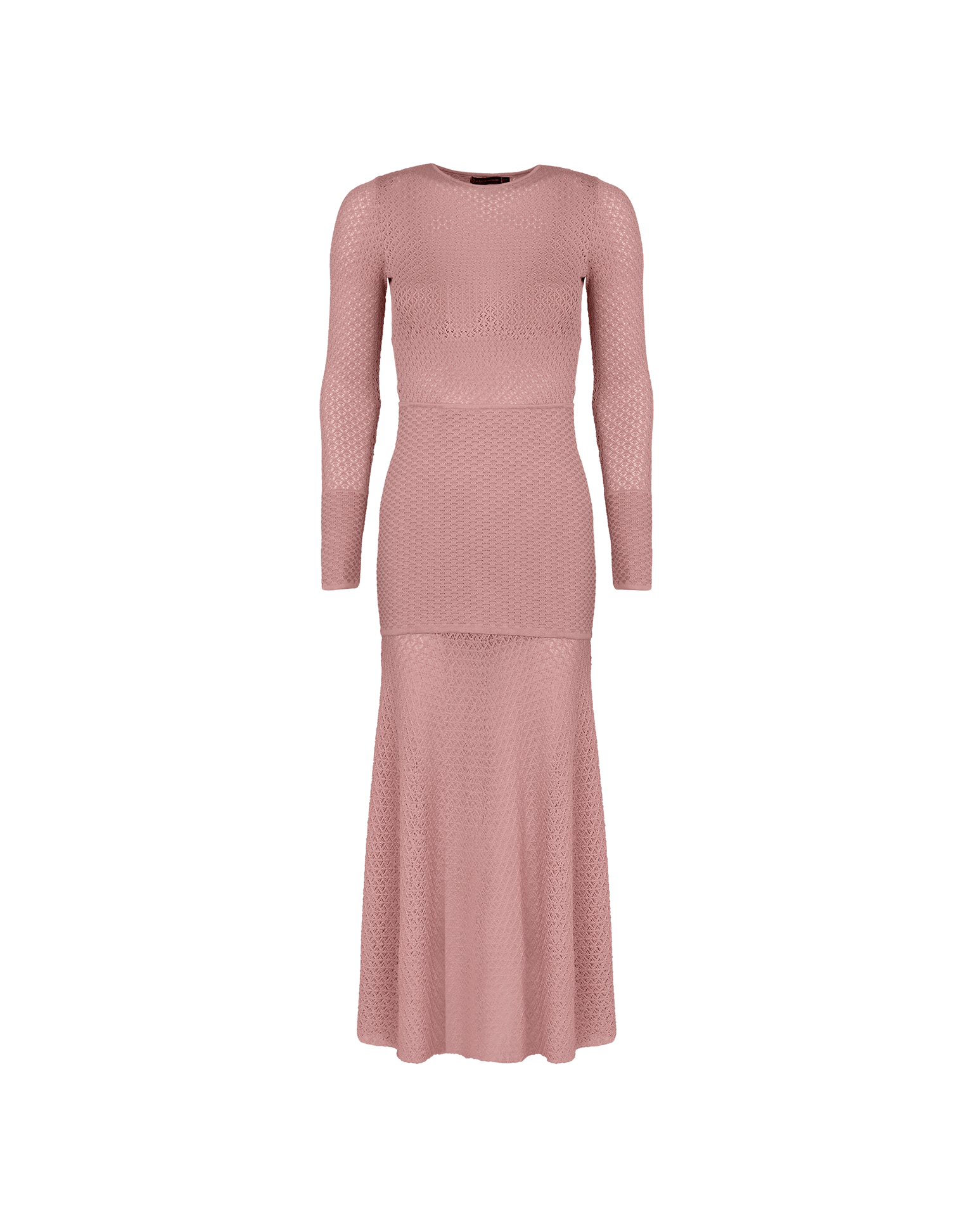 Knit Liz Long Dress - Light Sweet Heart XS