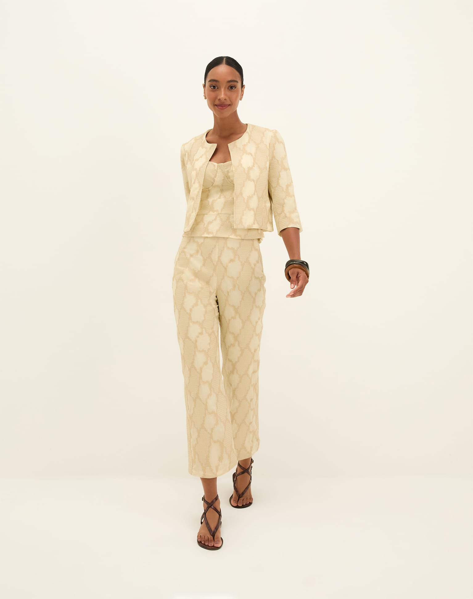 Coen Short Jacket - Embroidered Glitz XS