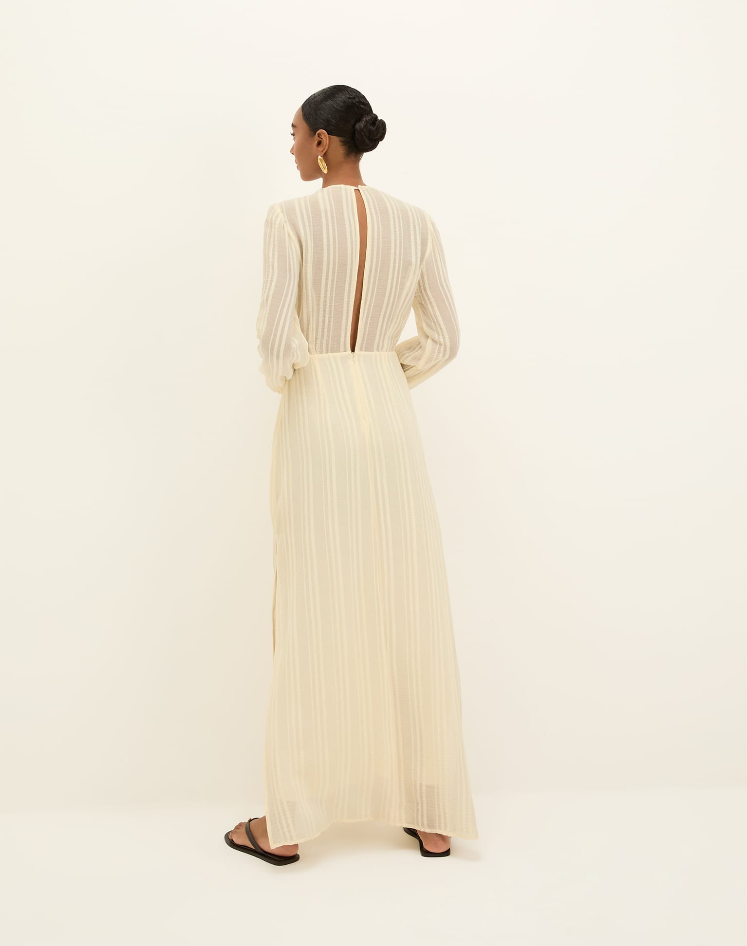 Lola Long Dress - Glitz Stripe XS