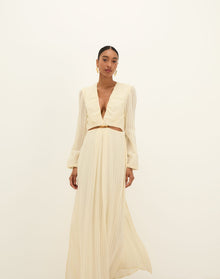 Lola Long Dress - Glitz Stripe XS