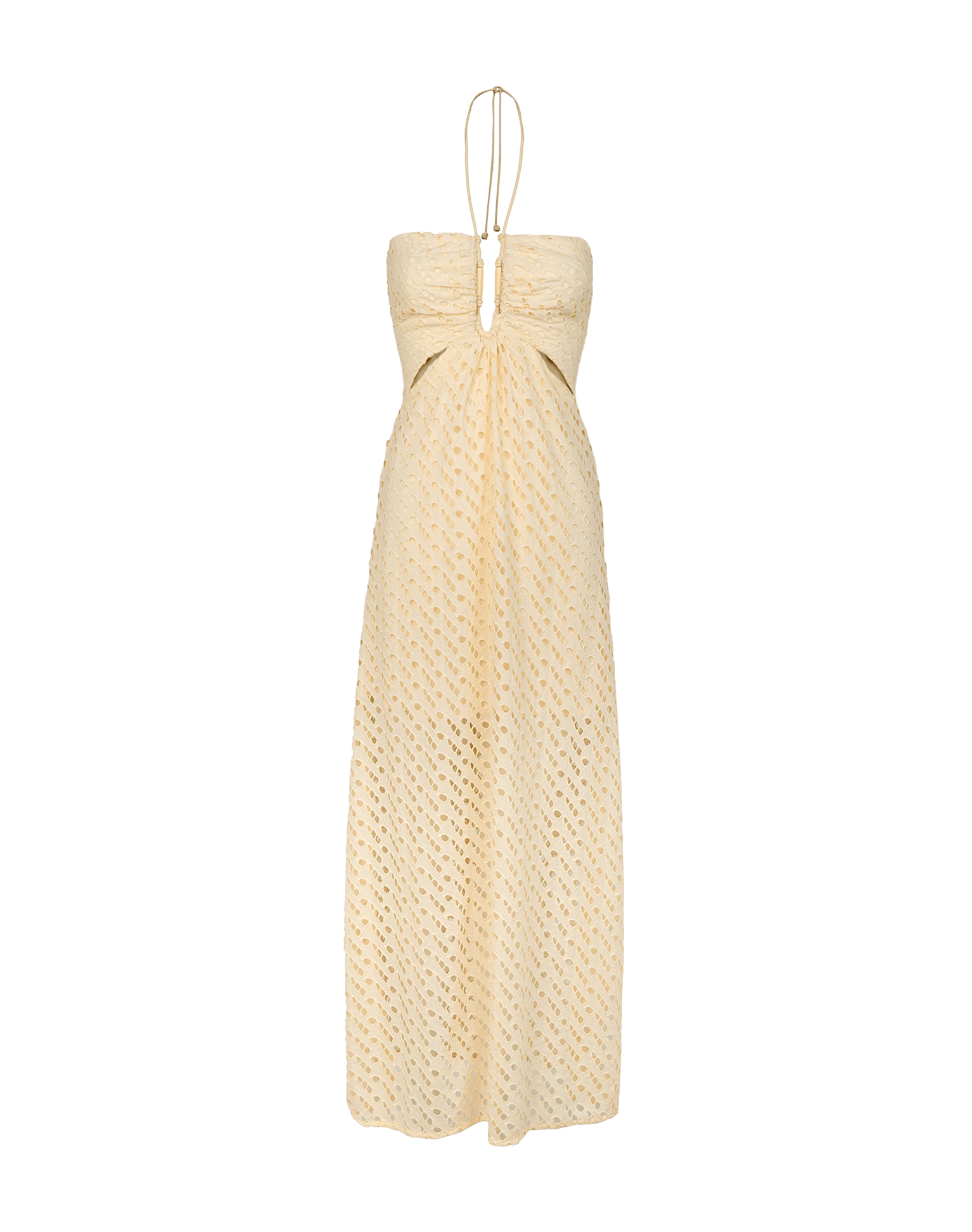 Eyelet Melina Midi Dress - Glitz XS