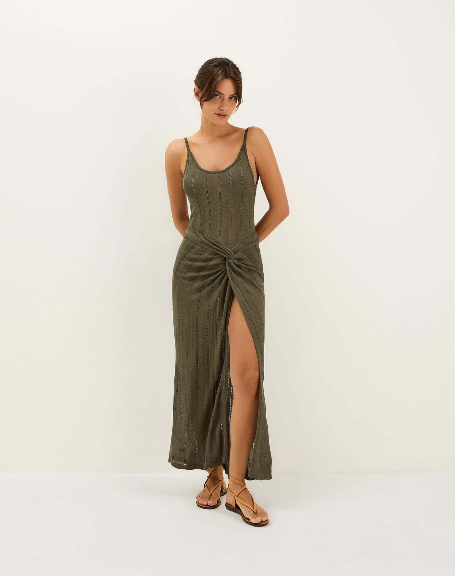 Knit Elba Bodysuit - Evergreen XS