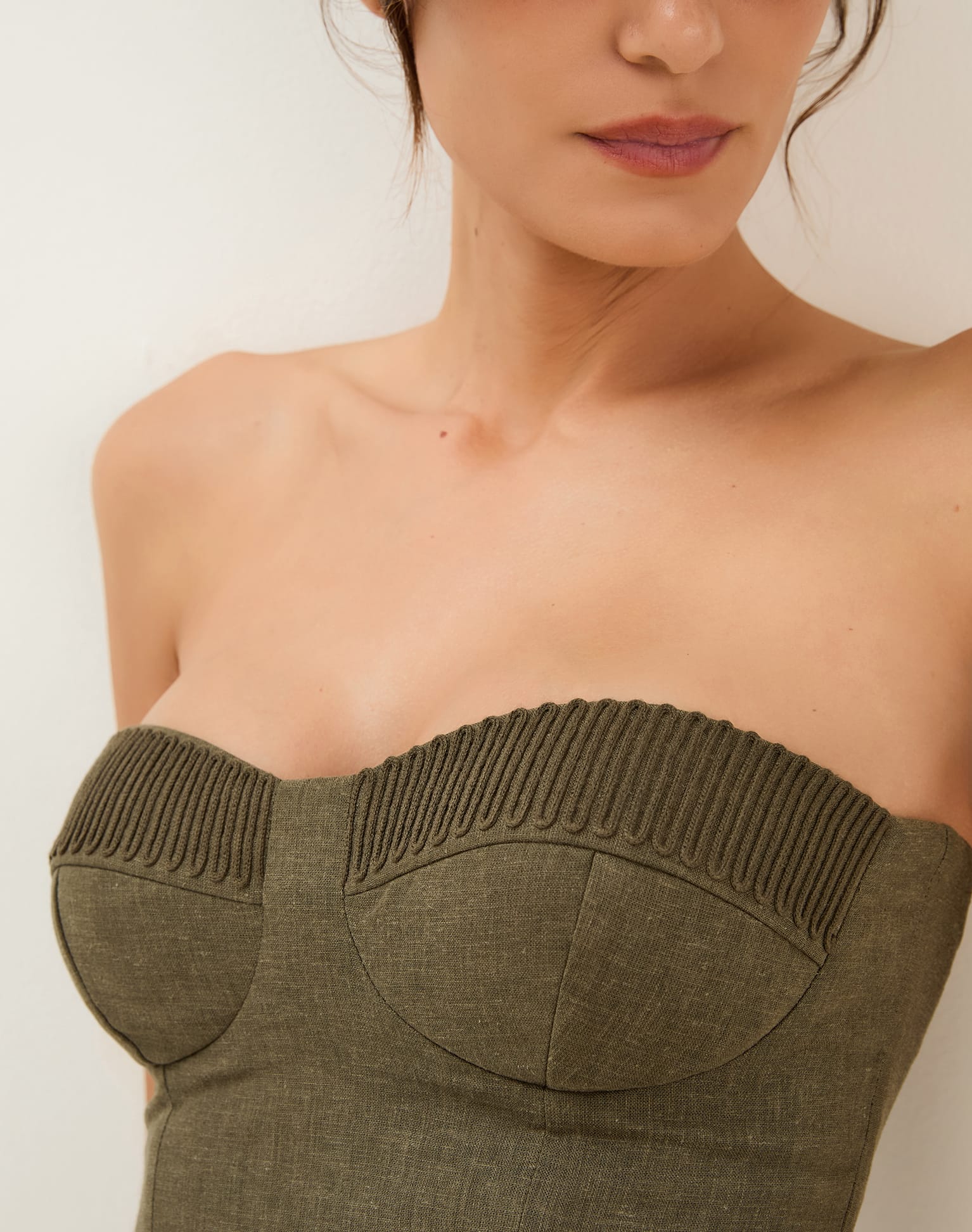 Mallorca Short Dress - Evergreen XS